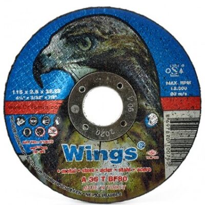 صفحه مینی استیل برش عقاب (WINGS)115*1.0*22.23MM